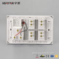 Doorbell Switch With Light Wall 8 Gang Switch And 2 Socket Factory Supplier